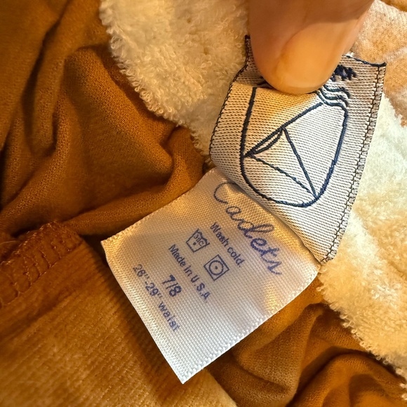 Cadets Corduroy Shorts SZ 7/8 (26-29” Waist) NWT boys - Picture 3 of 3